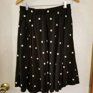 LuLaRoe Polka Dot Madison Skirt